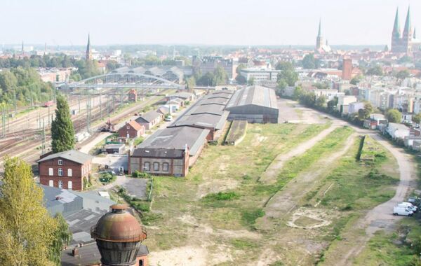 Ehemaliger Hauptgüterbahnhof in Lübeck